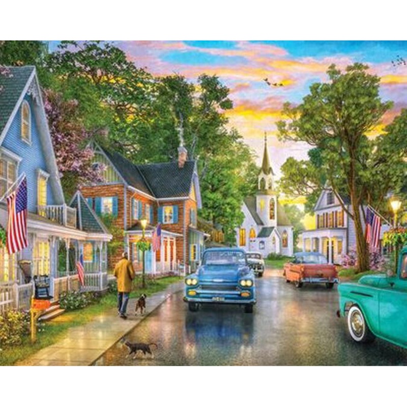 Blissful Borough Puzzle 33-10946 1000-piece