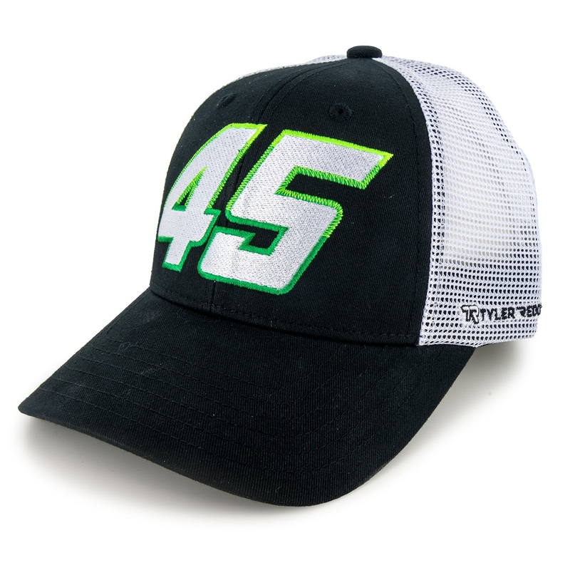 Tyler Reddick Car Number 45 White Mesh 23XI Racing NASCAR Hat Adult