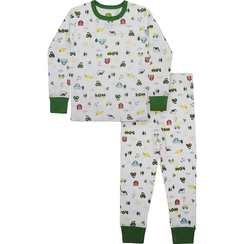 Boys’ Farmland PJ Set J4S329WT 2T