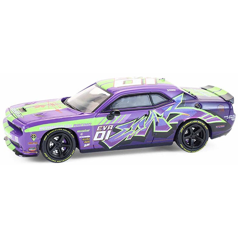 Greenlight 1:64 RT Test Type-01 – Evangelion Racing – Dodge Challenger SRT Hellcat (Hobby Exclusive) Preorder – January