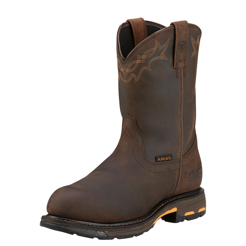 Men’s WorkHog Waterproof Safety Toe Boot 10001200 9 Medium