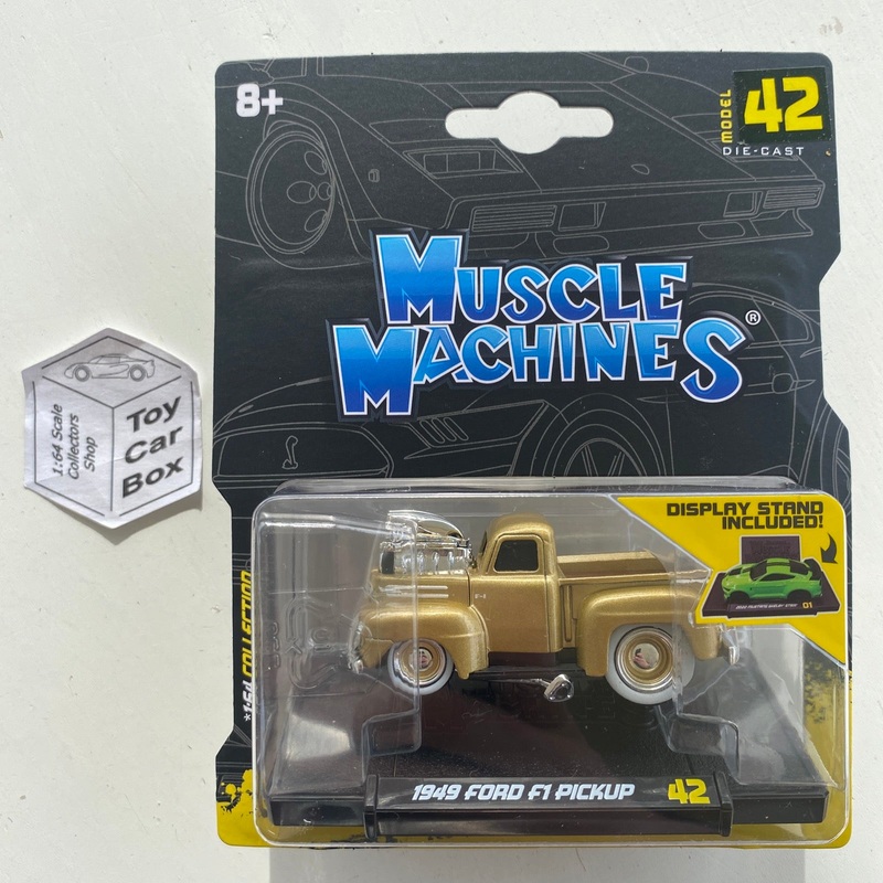 Muscle Machines – 1949 Ford F1 Pickup (Gold #42 – Approx 1:64) D40