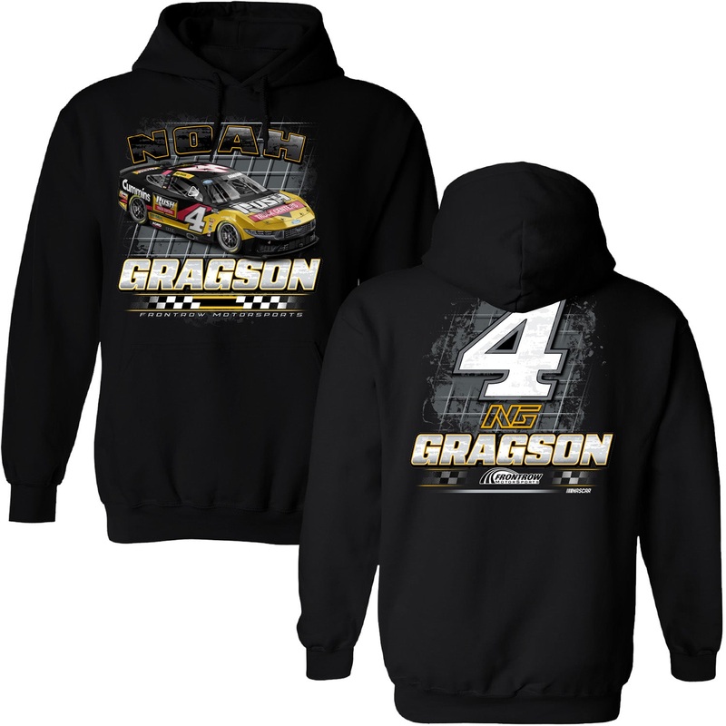 Noah Gragson 2025 Rush Truck Centers 2-Spot Hoodie Outerwear Sweatshirt Black L
