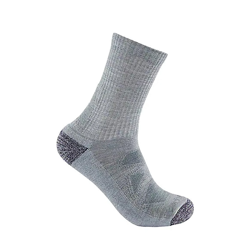 Women’s Midweight Merino Wool Blend Short Crew Socks SS9730 Asphalt Heather