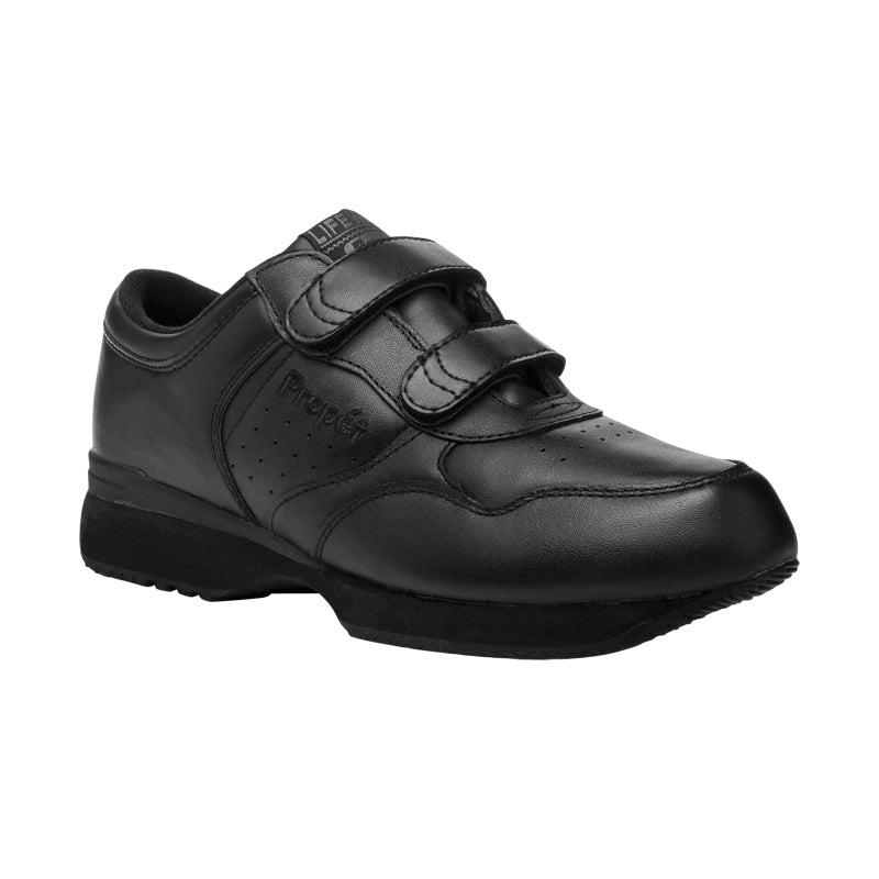 Men’s LifeWalker Strap Shoes M3705 Black 7.5 Wide