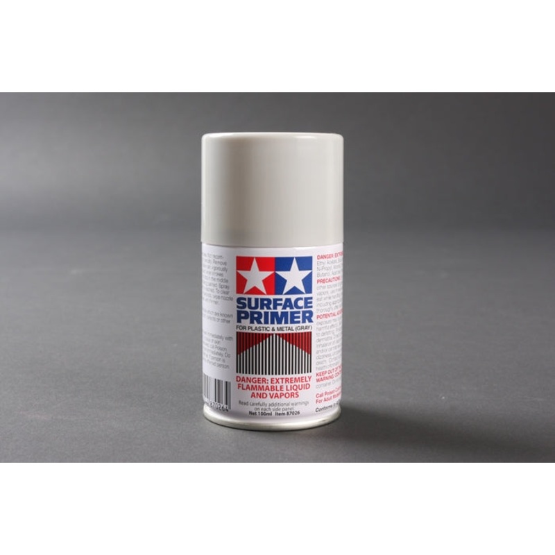 Tamiya Surface Primer Gray 100ml Spray Can