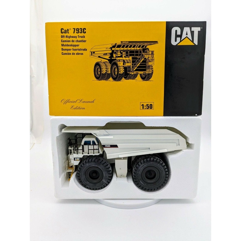 1/50 NZG Diecast 403 Caterpillar Cat 793C Off Highway Truck – White