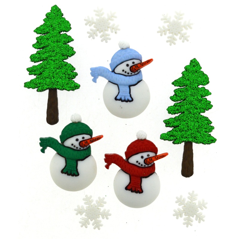 Buttons Christmas Holiday Yule 2465