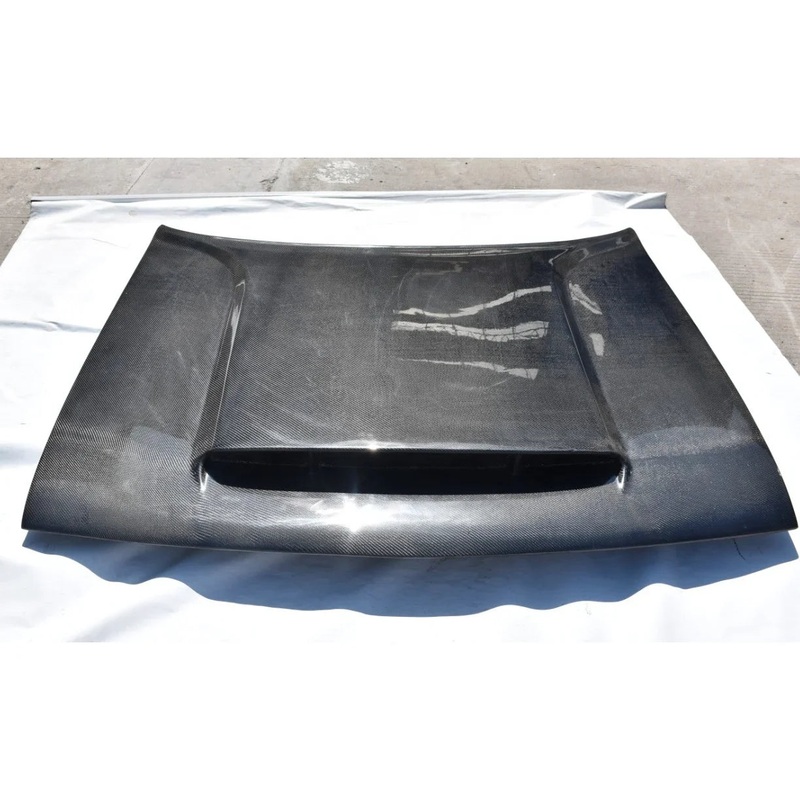 Vented Carbon Fiber Hood For Dodge Challenger Default Title