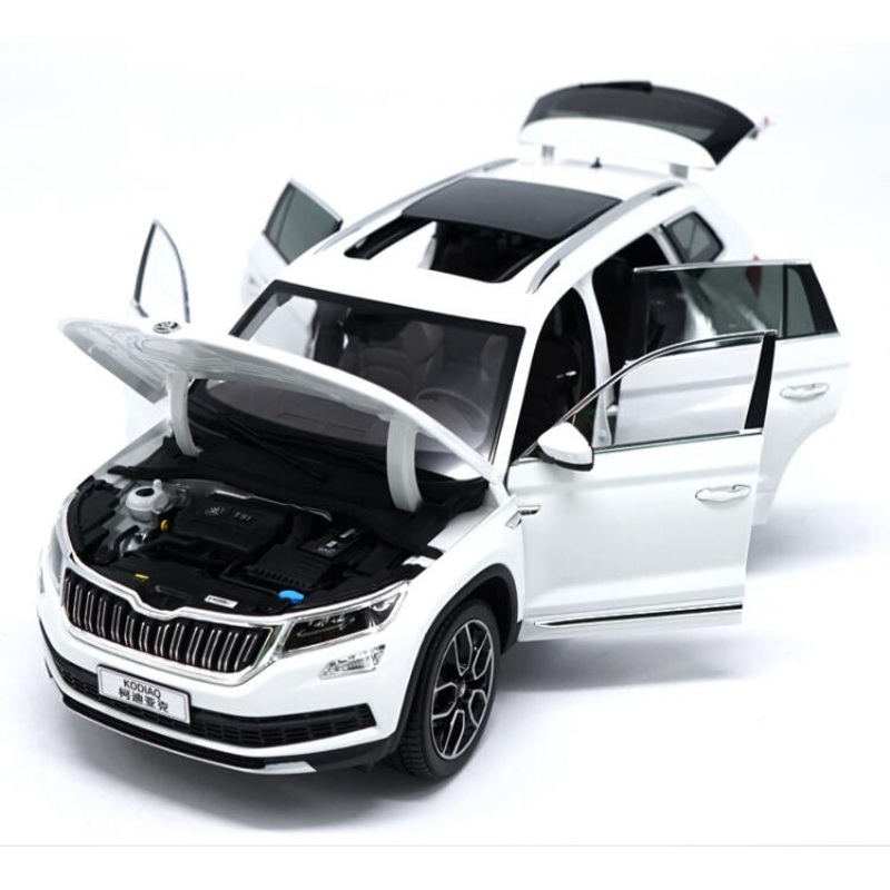 1/18 Scale Skoda Kodiaq Suv Diecast Model Car Brown