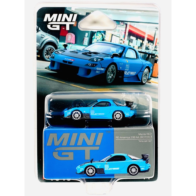 Mini GT Mijo Exclusives Mazda RX-7 RE-Amemiya 20B NA 3ROTOR-7 Ama-san Go #1046