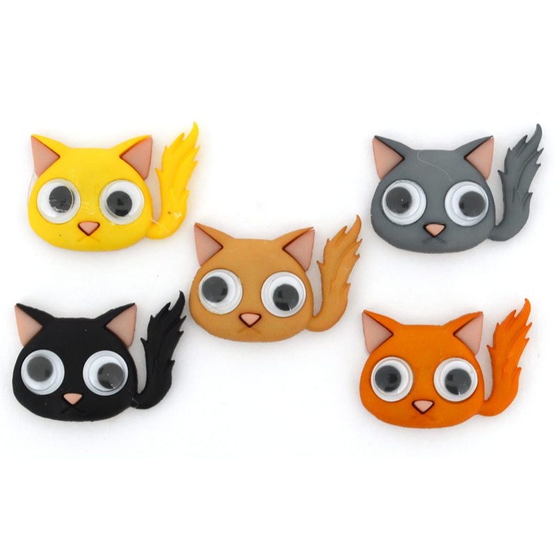 Buttons Kute Kitttens 10412