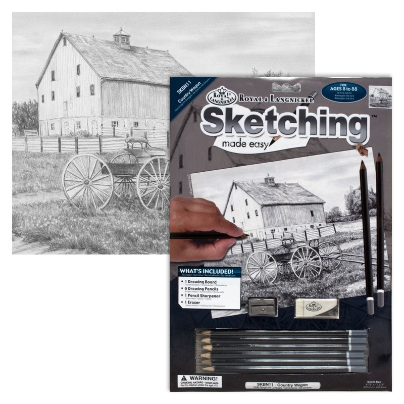 Sketching Made Easy Country Wagon SKBN-11