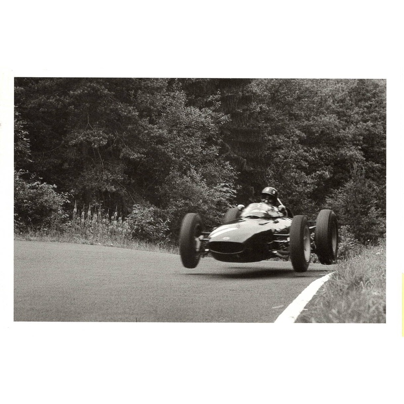 Graham Hill On BRM, Nurburgring 1962 – Jesse Alexander Postcard