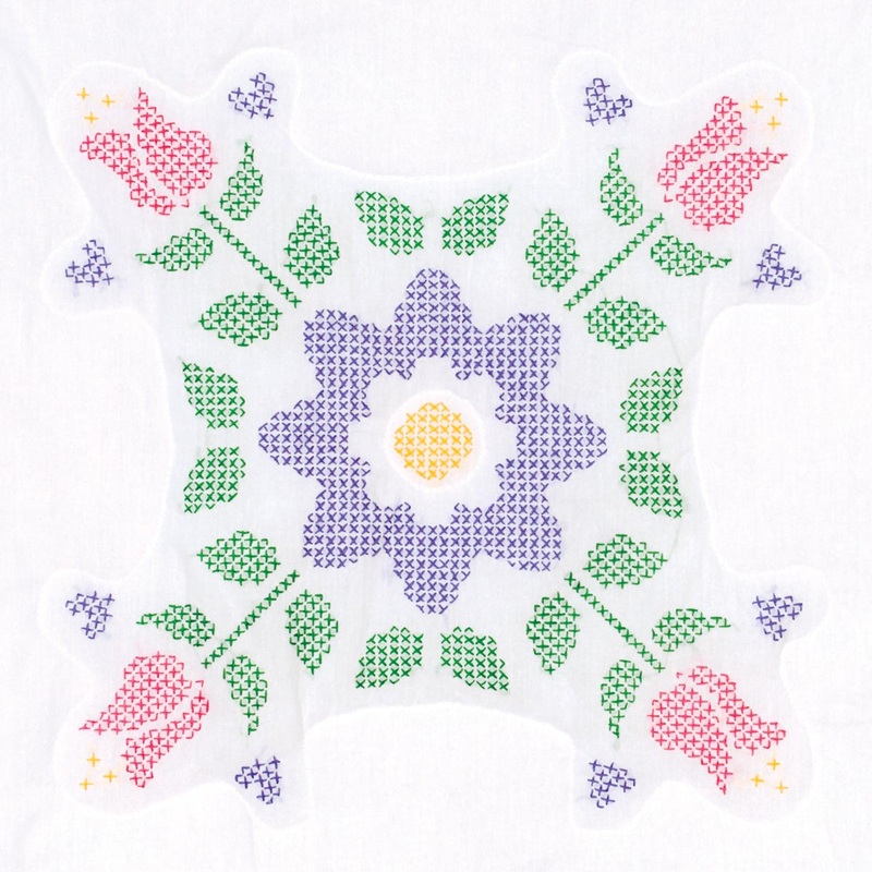 Tulips 18-Inch Quilt Blocks 732-771