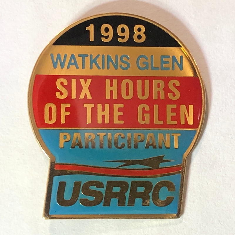 USRRC Watkins Glen Six Hours 1998 Participant Vintage Lapel Pin