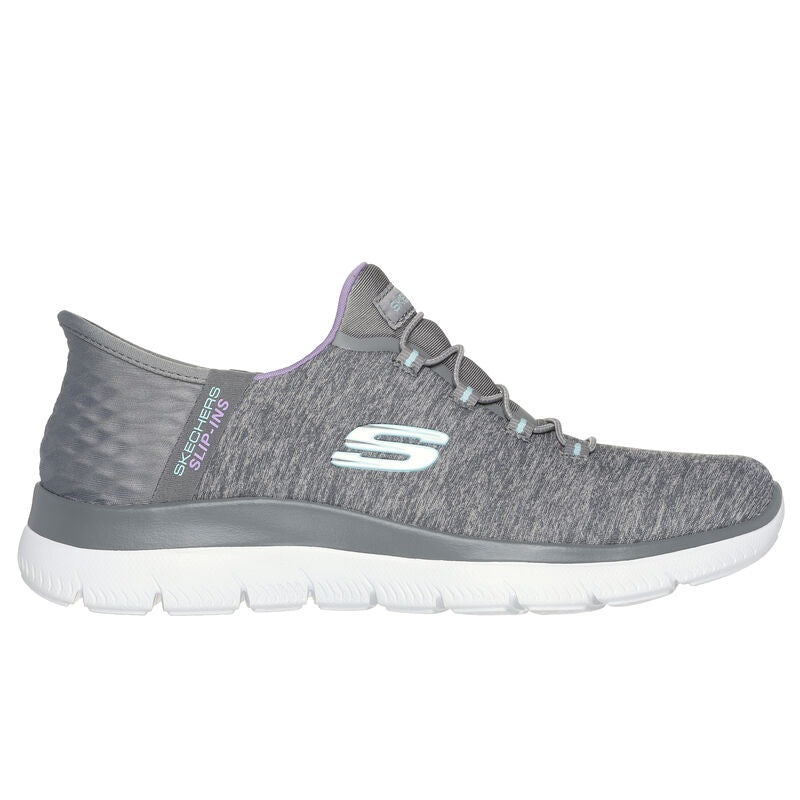 Women’s Slip-Ins Summits – Dazzling Haze 149937 Gray/Multi 6 Medium