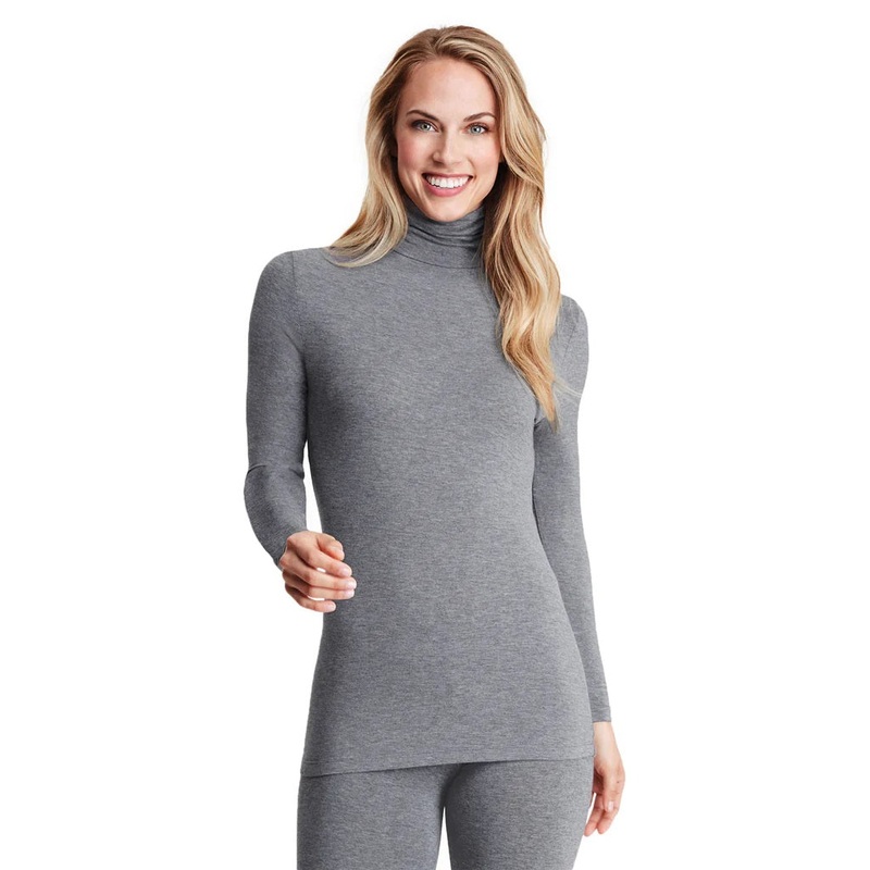 Women’s Softwear with Stretch Long-Sleeve Turtleneck Top CD8727016 Small