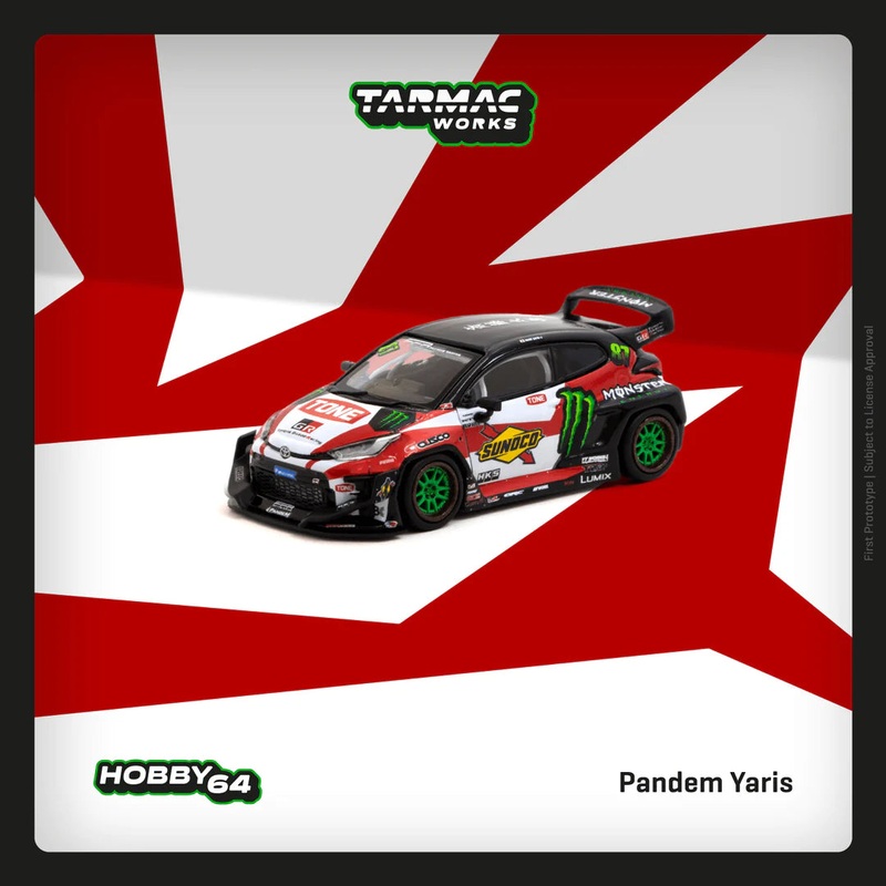 Tarmac Works 1:64 Pandem Yaris Drift – HOBBY64