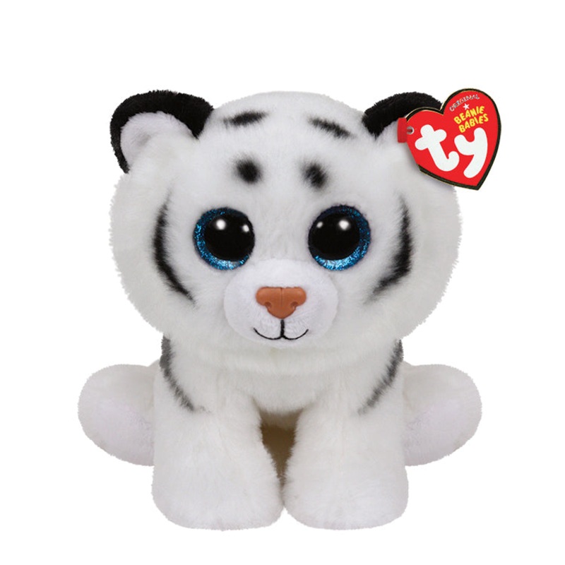 Tundra the White Tiger Plush Stuffed Animal Toy Medium (8-inch)