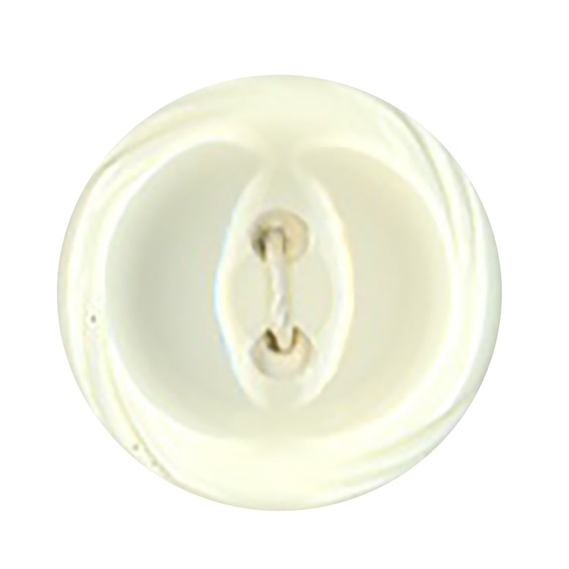 White Swirl Buttons with Raised Edge 12mm (6 per pack)