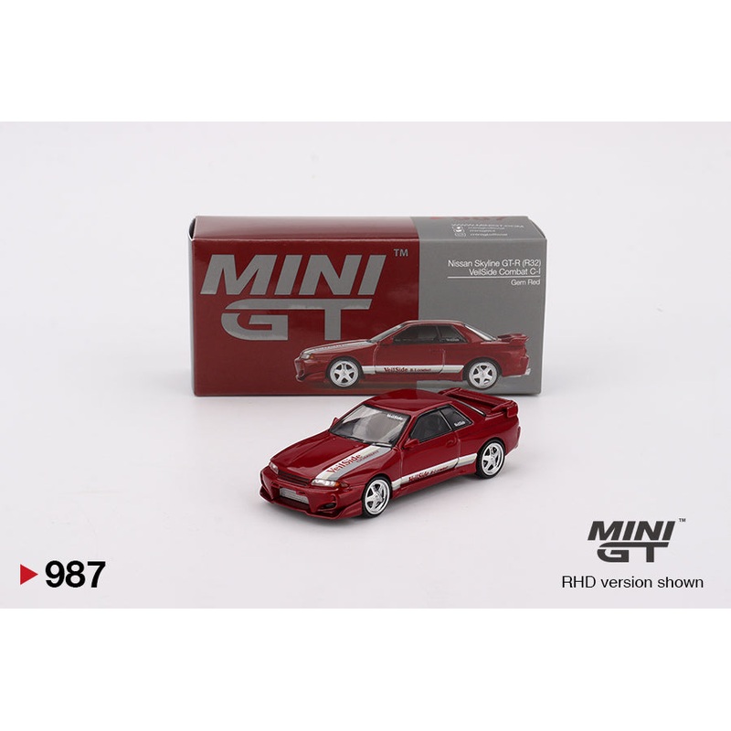 **LIMIT 2** MiniGT 1:64 Nissan Skyline GT-R (R32) VeilSide Combat C-I  Gem Red #987