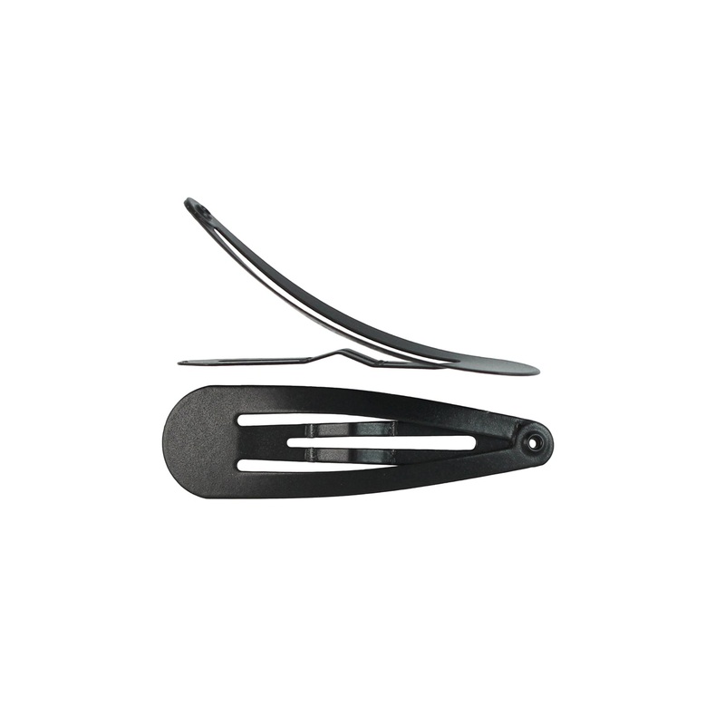 Solid Color Snap Clips SC1 Black Small