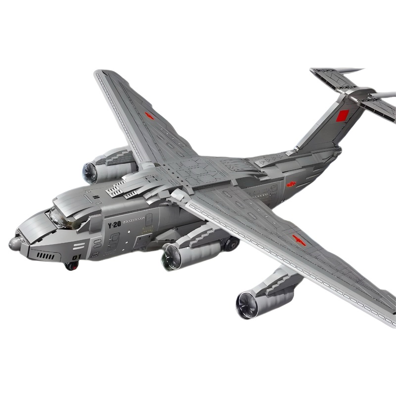 Y-20 Large Military Aircraft | 2202pcs Non-Remote Controlled
