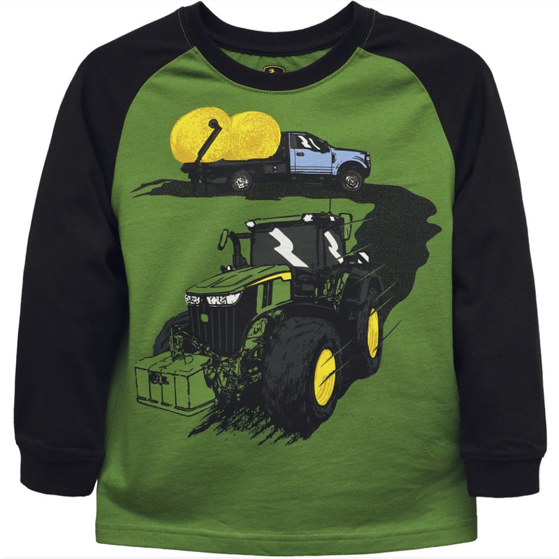 Boys’ Long-Sleeve Hay Tractor Tee J4T158GC 5