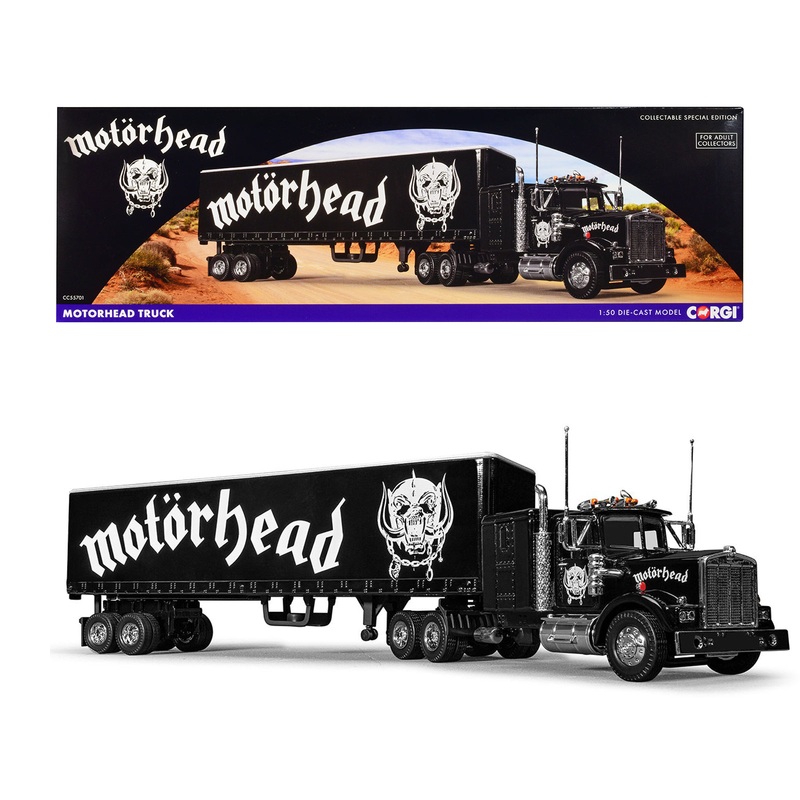 “Motorhead” Transport Truck Black 1/50 Diecast Model by Corgi