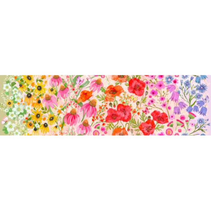 Superbloom Collection Ombre Wildflowers Cotton Fabric 48780 Pink