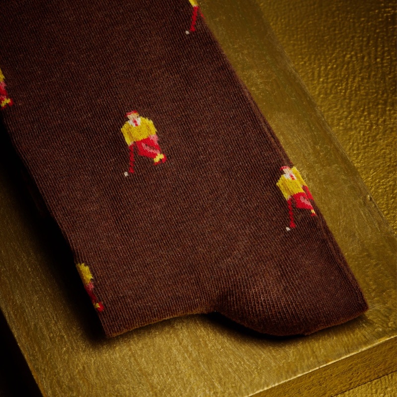 “The Auric” James Bond Socks – Goldfinger Edition – By The London Sock Exchange