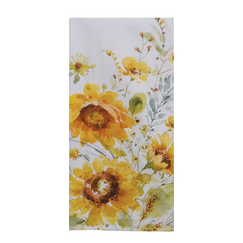 Sunflowers Forever Dual Purpose Terry Kitchen Towel R7230