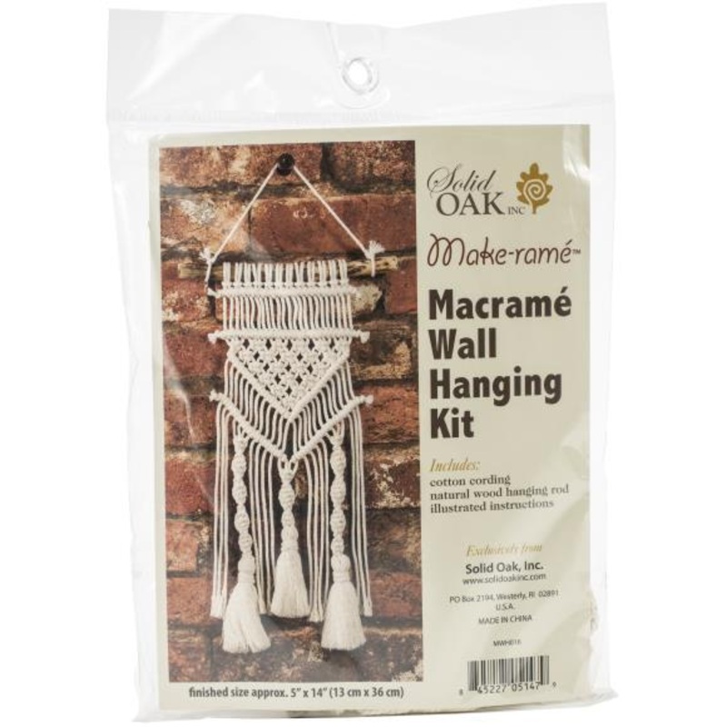 Tassels and Twists Macrame Wall Hanging Kit MWH016