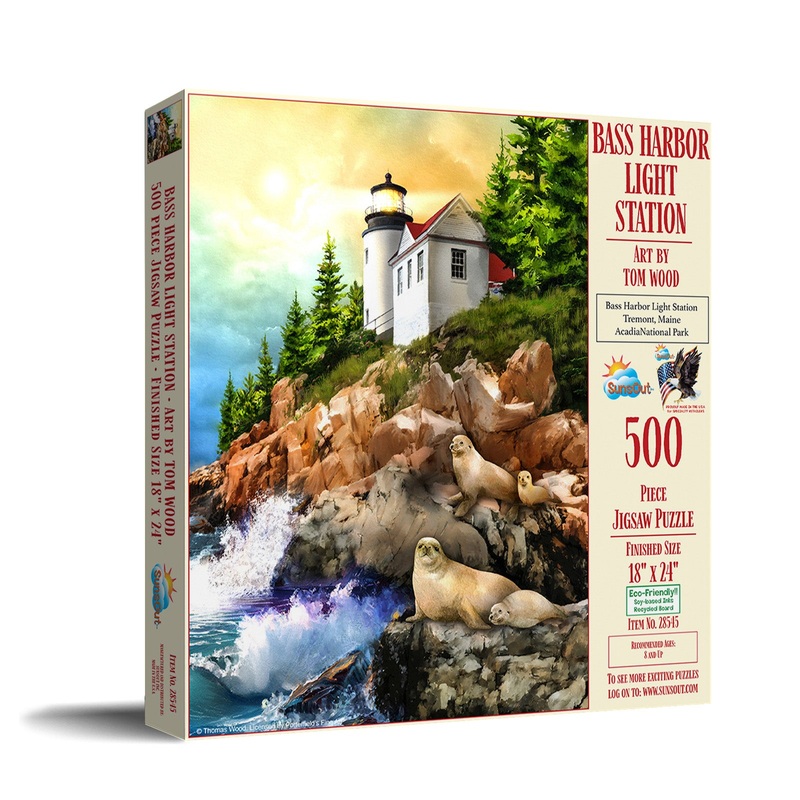 Bass Harbor Light Station 500 PC Puzzle 28545