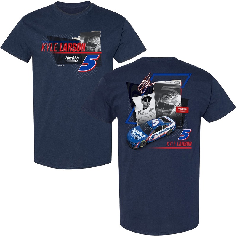 Kyle Larson 2025 HendrickCars Rumble T-Shirt Blue L