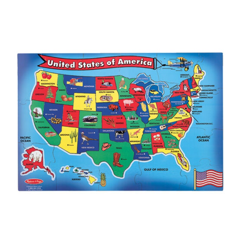 USA Map Floor Puzzle 440