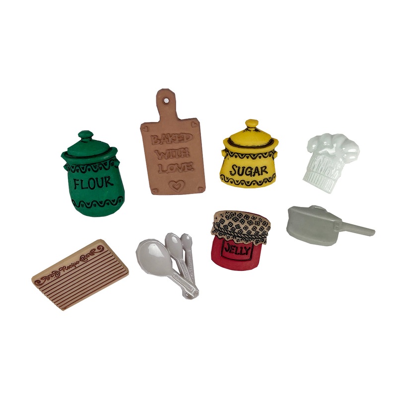 Buttons In The Kitchen Set 338