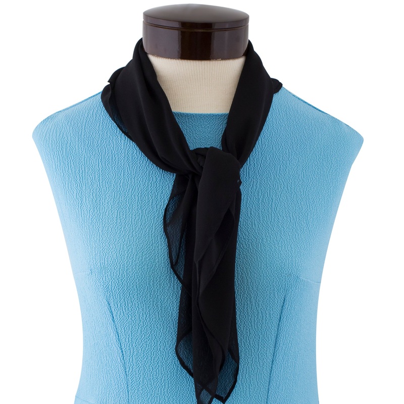 Women’s Thin Kerchief Scarf 1420 1320 27 x 27 Medium Weight